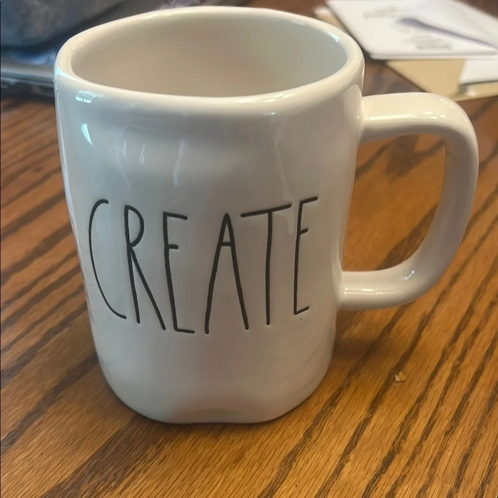 Rae Dunn 'Create' Mug - White